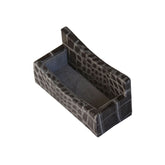 Protacini Castlerock Gray Italian Crocodile Leather Business Card Holder